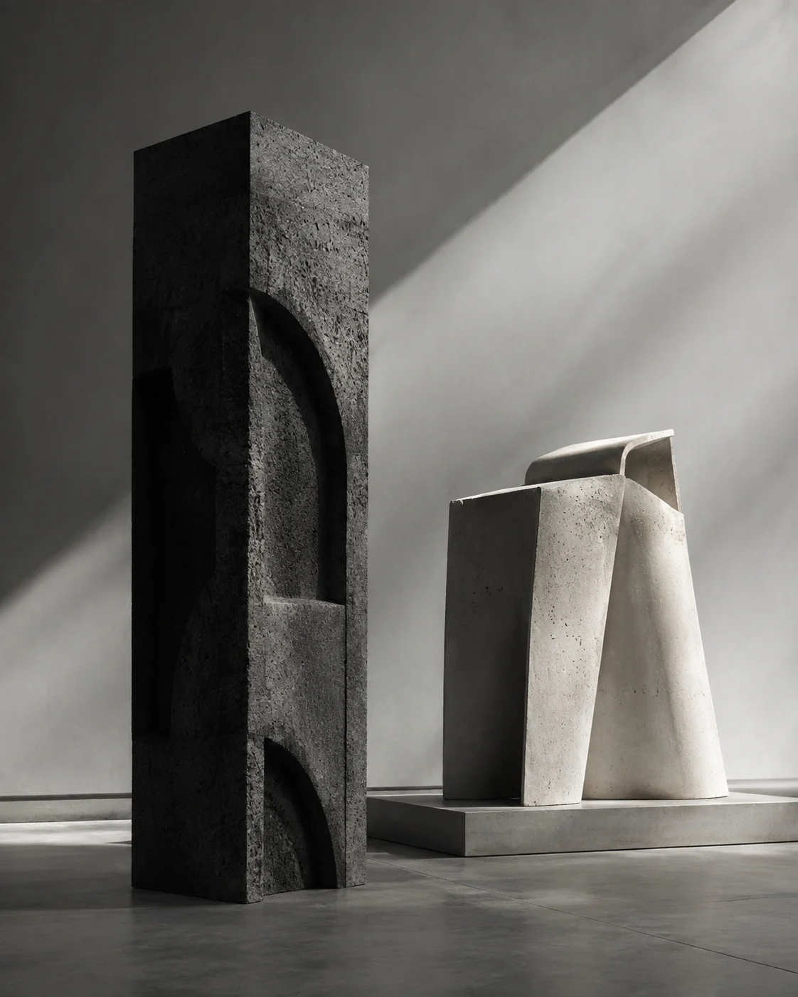 Studio concept study of form and light
